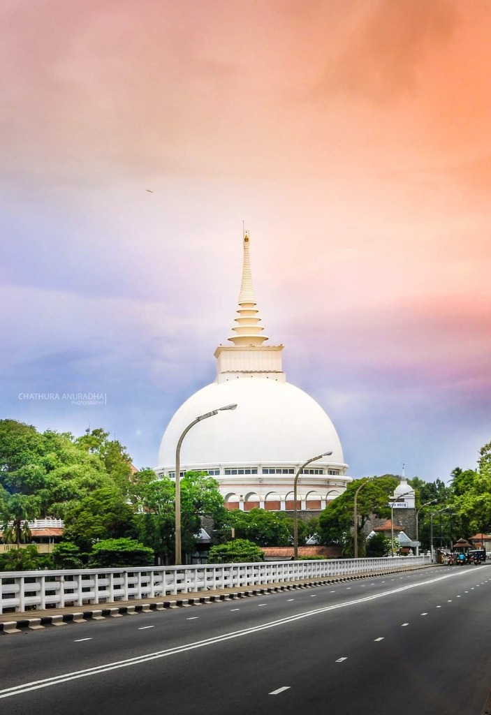 World Famous Hollow Kalutara Bodhiya Stupa Chaitya Sri Lanka